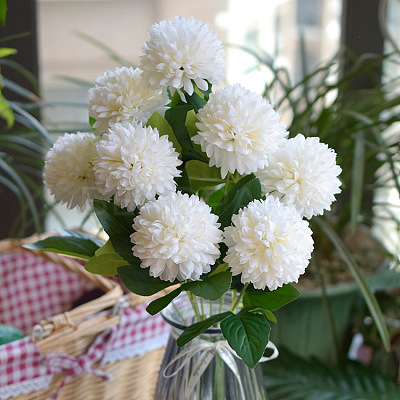 Handmade Cloth Artificial Dandelion Flower PW22052718404-1