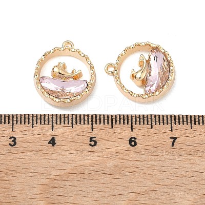 Alloy Glass Pendants FIND-B061-05G-A-1