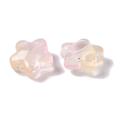 Baking Paint Glass Beads GLAA-S202-10H-1