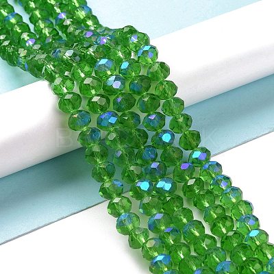 Electroplate Glass Beads Strands EGLA-A034-T1mm-L08-1