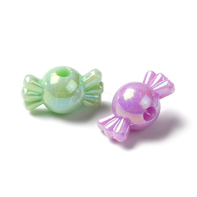 Opaque Acrylic Beads MACR-F074-08-1