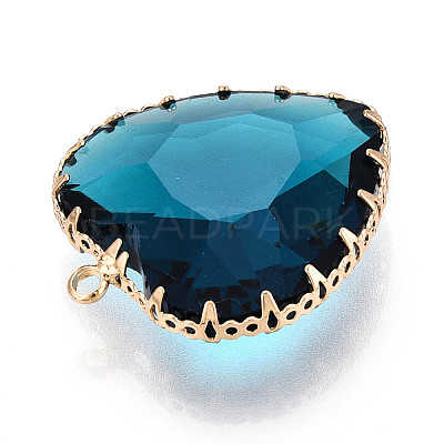 Transparent Glass Pendants KK-N283-01C-G-1