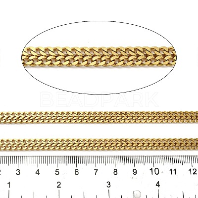 Ion Plating(IP) 304 Stainless Steel Curb Chains CHS-C013-01E-G-1