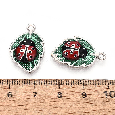 Alloy Enamel Pendants ENAM-N062-13P-1