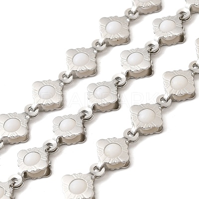 304 Stainless Steel Rhombus Link Chains CHS-C016-31P-1