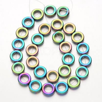 Electroplate Non-magnetic Synthetic Hematite Beads Strands G-F300-04-1