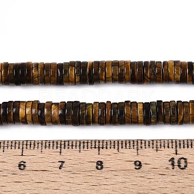 Natural Tiger Eye Beads Strands G-T142-6mm-06-1