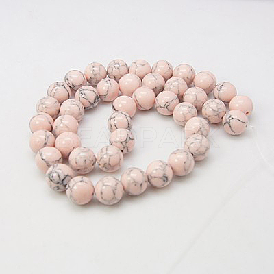 Synthetic Turquoise Beads Strands TURQ-H038-10mm-XXS05-1