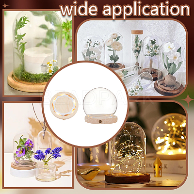 Glass Dome Cover AJEW-WH0752-088C-1