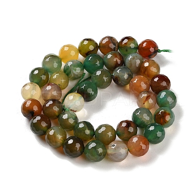 Natural Agate Beads Strands G-M437-B01-01B-1