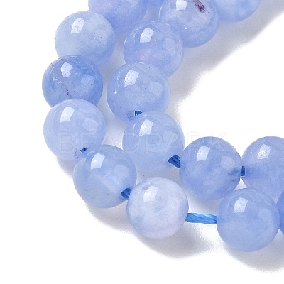 Dyed Natural Malaysia Jade Beads Strands G-G021-02A-07-1