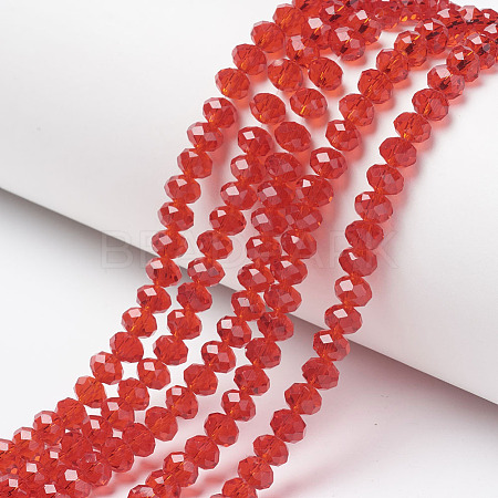 Glass Beads Strands X-EGLA-A034-T4mm-D01-1