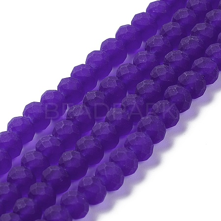 Transparent Glass Beads Strands EGLA-A034-T6mm-MD06-1