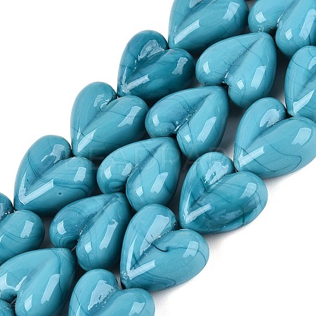 Handmade Lampwork Beads Strands LAMP-Q041-05C-1