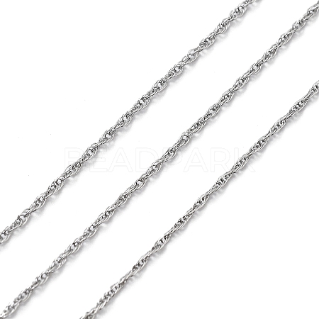 304 Stainless Steel Rope Chains CHS-L019-05P-1