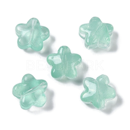 Baking Paint Glass Beads GLAA-S202-10D-1