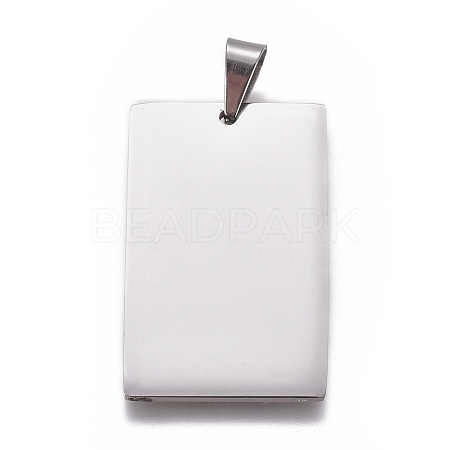 Non-Tarnish 304 Stainless Steel Pendants STAS-F223-48P-1