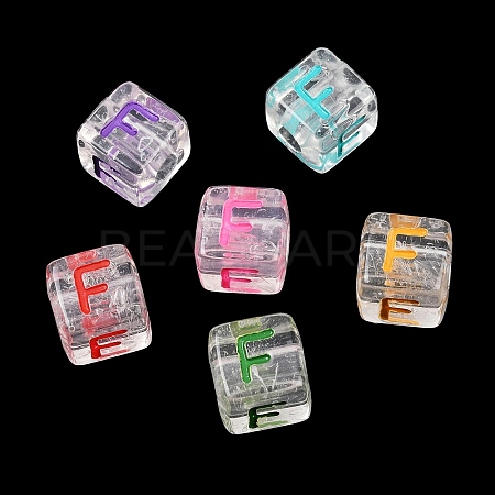 Acrylic European Beads MACR-I042-01F-1