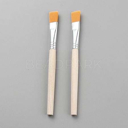 Nylon Paint Brushes with Wood Handle AJEW-WH20048-51-1