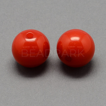 Imitation Jelly Acrylic Beads JACR-R001-8mm-04-1
