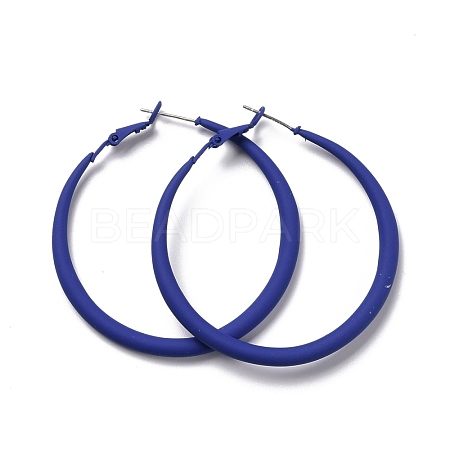 Alloy Big Hoop Earrings for Women EJEW-M201-01G-1