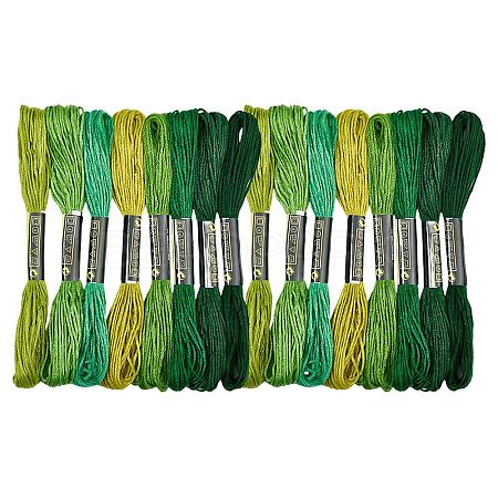 2 Bags 6-Ply Cotton Embroidery Floss DIY-DJ0005-18B-1