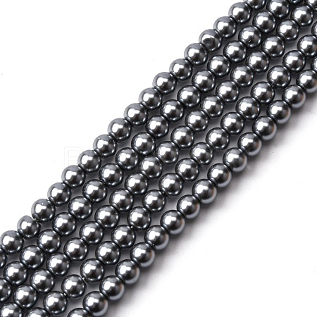 Eco-Friendly Grade A Glass Pearl Beads HY-J002-6mm-HX021-1