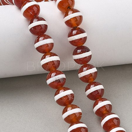 Tibetan Style dZi Beads Strands GG-CBA3DA1-01-1