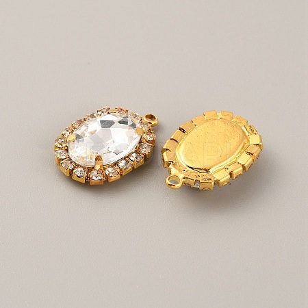 Crystal Glass Rhinestone Pendants RB-TAC0005-05-1