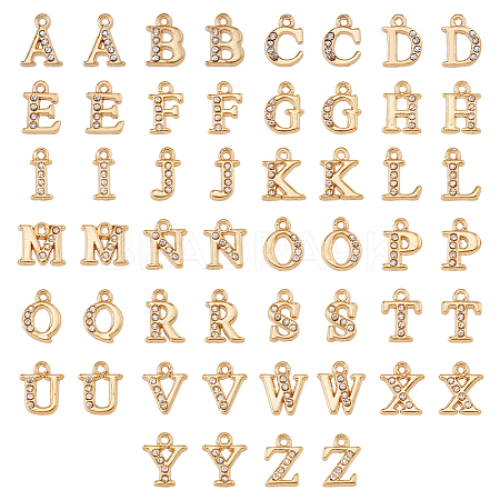 DICOSMETIC 2 Sets Alloy Rhinestone Charms ALRI-DC0001-07-1