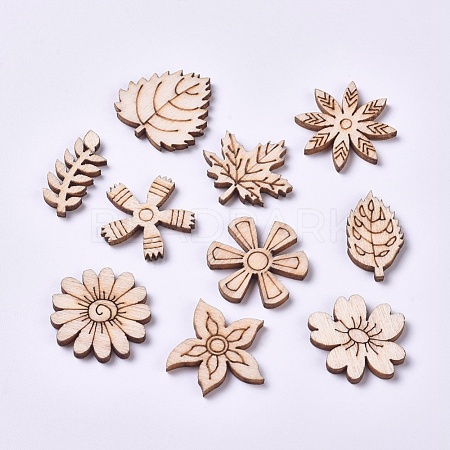 Wood Cabochons WOOD-TAC0003-21-1