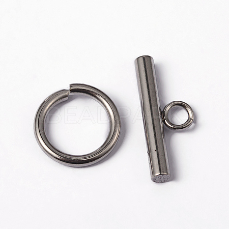 304 Stainless Steel Toggle Clasps STAS-H052-21-1