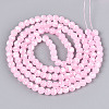 Baking Paint Glass Beads Strands DGLA-N015-6mm-02-2
