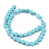 Geark Cross Natural Magnesite Beads Strands G-N0131-04D-3