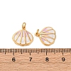 304 Stainless Steel Enamel Charms STAS-U061-04G-3