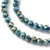 Electroplate Glass Beads Strands EGLA-K015-10C-3