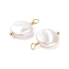 ABS Plastic Imitation Pearl Pendants KK-M266-35G-2