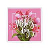 Mother's Day Self-Adhesive Paper Gift Tag Stickers AJEW-Z019-01D-2
