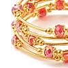 Bling Glass Beaded Wrap Bracelet BJEW-JB07746-7