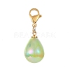 Rainbow Iridescent Acrylic Teardrop Pendant Decorations HJEW-JM01086-2