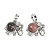 Natural Rhodonite Pendants G-I374-A-P02-1