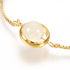 Natural Moonstone Bracelets Sets BJEW-JB03913-02-5
