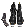 PU Leather Lace-in Boot Zipper Inserts DIY-WH0043-51AB-01-3