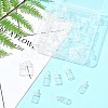 50Pcs Glass Bottle Pendant Decoration BOTT-FS0001-06-7