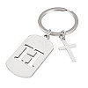 1Pc Stainless Steel Keychains KEYC-TADJ0001-08H-1