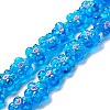 Handmade Lampwork Beads Strands LAMP-D015-08F-1