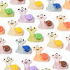 20Pcs Snail Resin Pendants RESI-FS0002-12-2