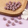 Polymer Clay Rhinestone Beads RB-H284-6MM-223-4