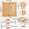 Square Bamboo Crochet Blocking Board DIY-WH0002-62C-2