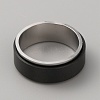 304 Stainless Steel Plain Rotating Finger Ring LS-RJEW-WH0011-10D-EB-2